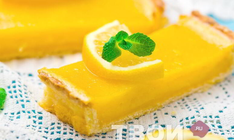 Рецепт пирог с лимонной начинкой