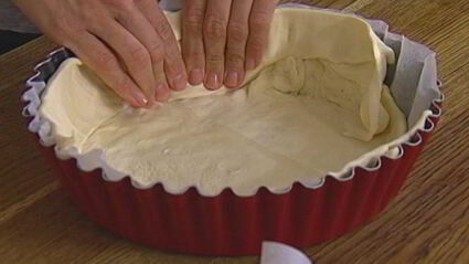 пирог с сыром и грибами