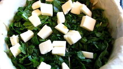 пирог со щавелем и крапивой