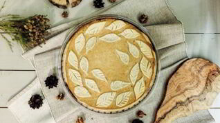 Пряный тыквенный пирог