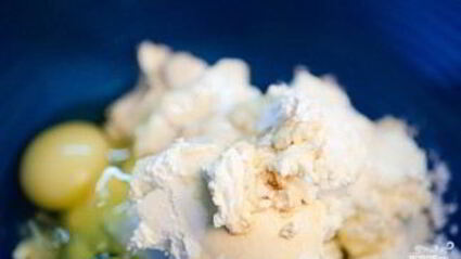 шоколадно-творожный пирог