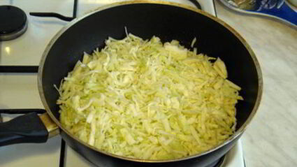 слоеный пирог с капустой