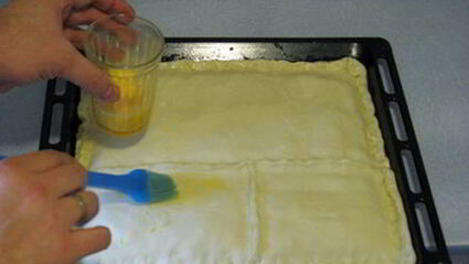 слоеный пирог с капустой