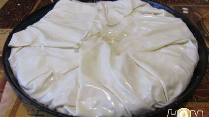 слоеный пирог с курицей