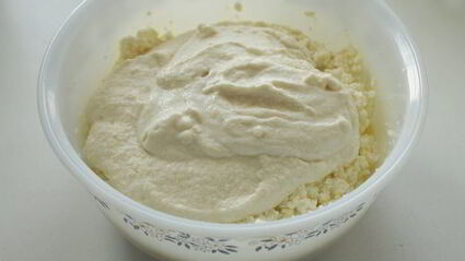 творожный пирог с клюквой в мультиварке