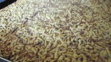 творожный тертый пирог