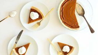 Тыквенный пирог без яиц