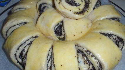 ванильный пирог с маком