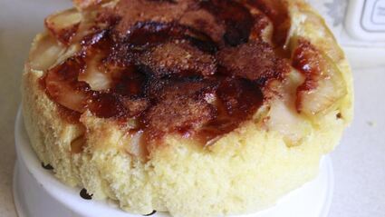 яблочный пирог-перевертыш в мультиварке