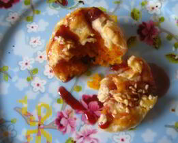 Мини-пирожки с тыквой