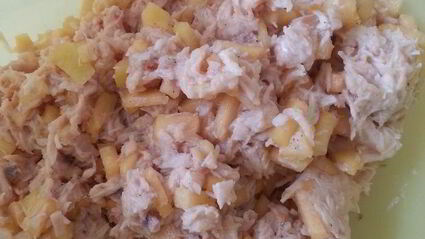 паровые пирожки с курицей и медом