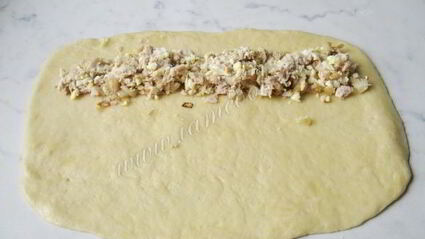 пирожки быстрые с курицей и яйцом