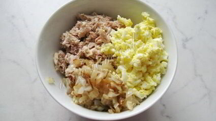 пирожки быстрые с курицей и яйцом