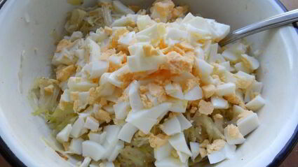 пирожки из творожного теста с капустой и яйцом