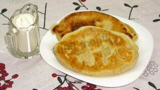 Пирожки на простокваше жареные