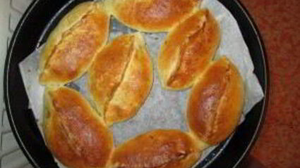 пирожки печеные с мясом