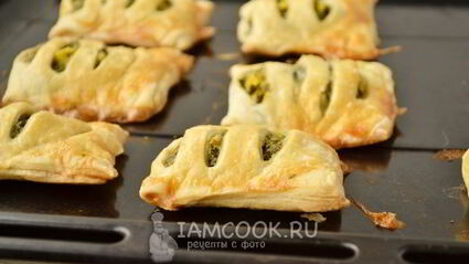 пирожки с черемшой и яйцом