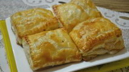 пирожки с капустой из слоеного бездрожжевого теста