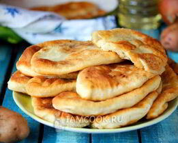 Пирожки с картошкой жареные