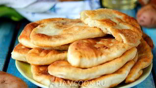 Пирожки с картошкой жареные