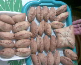 Пирожки с куриной печенью