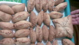 Пирожки с куриной печенью