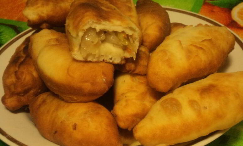 Рецепт пирожки с квашеной капустой жареные