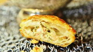 Пирожки с лососем