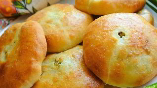 Пирожки с сыром и творогом