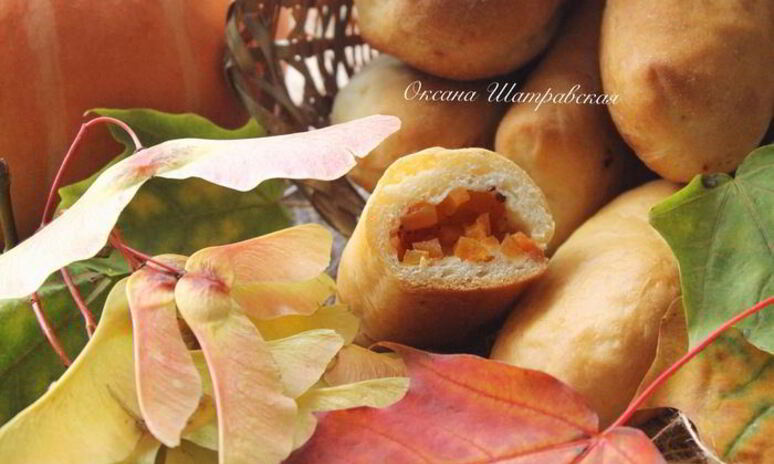 Рецепт пирожки с тыквой