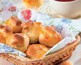 Пирожки с ветчиной и грибами