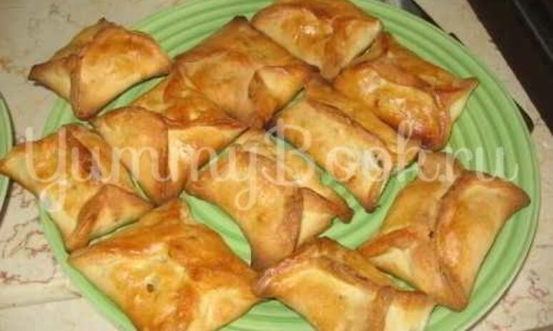 Рецепт пирожки с яблоками, орехами и курагой