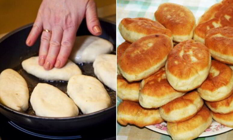 Рецепт пирожки с ягодами на сковороде