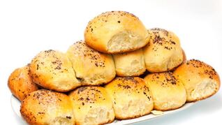 Постные пирожки с маком