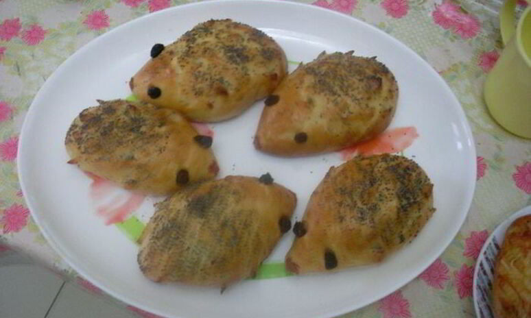 Рецепт сладкие пирожки ежики