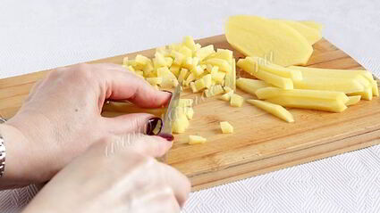 татарские пирожки с мясом и картофелем