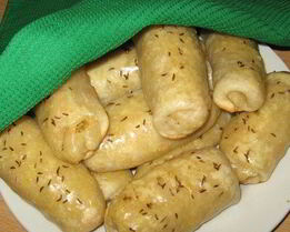 Закусочные пирожки с капустой