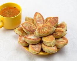 Жареные пирожки с картошкой без дрожжей