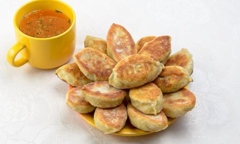 Рецепт жареные пирожки с картошкой без дрожжей