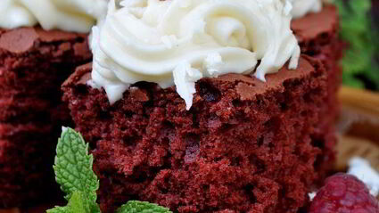 брауни красный бархат