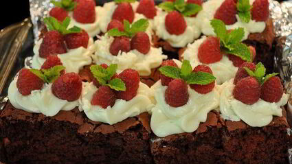 брауни красный бархат