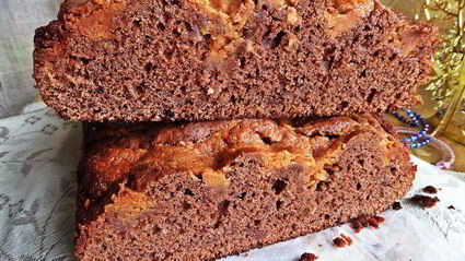 брауни с арахисовым верхом