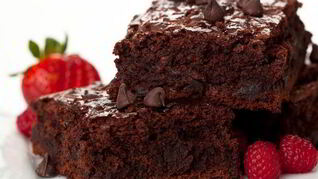 Классический брауни с горьким шоколадом