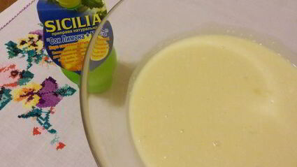 лимонно-мятное пирожное