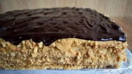 медовое пирожное с начинкой