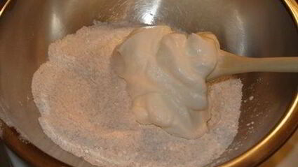 миндальные экспресс-пирожные с двумя видами шоколада