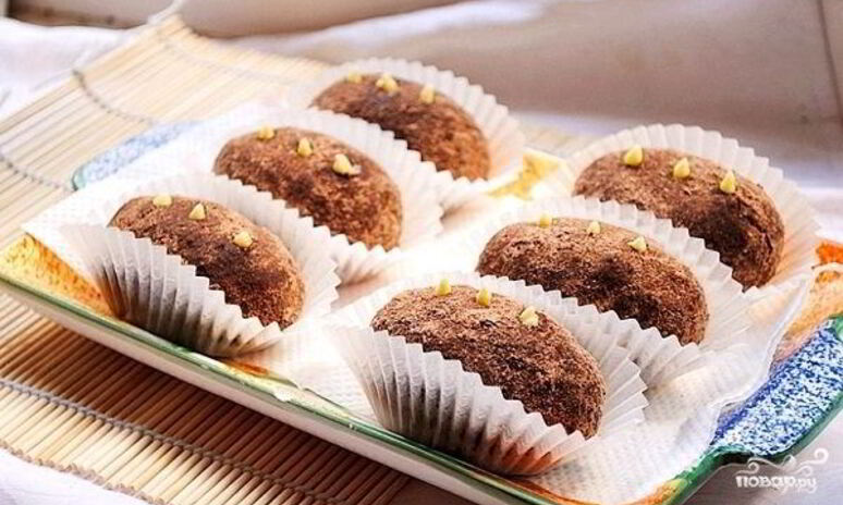 Рецепт мини-пирожные картошка