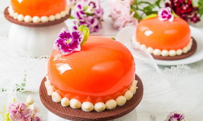 Рецепт муссовое пирожное с шоколадом и маракуйей