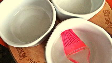 нежное пирожное с персиками