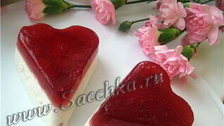 Пирожное йогуртовое с вишней